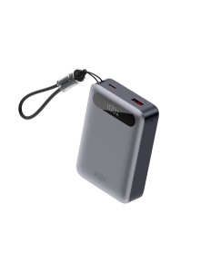 KSIX BPB20PD22G 20000mAh MINI POWERBANK 22.5W, LED DISPLAY+KABL USB-C NA USB-C