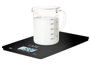 LAFE Digitalna kuhinjska vaga staklena do 5kg preciznost 1g WKS001.1 - Img 3
