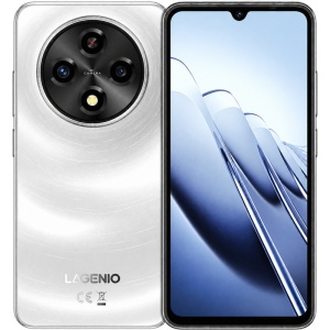 Lagenio A12 Pro pearl white 4G/Octa-Core/6.9" HD+/120Hz/8GB+256GB/50MP/8MP/6500mAh/Android15