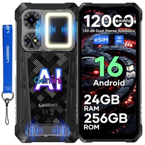 Lagenio Rhino1 Pro Smart telefon 4G, 8GB+256GB