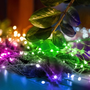 Lampice za jelku sa 20 višebojnih LED dioda - Img 1