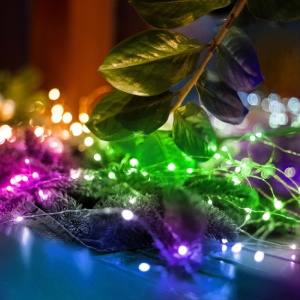 Lampice za jelku sa 30 višebojnih LED dioda - Img 1