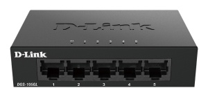 LAN Switch D-Link DGS-105GL/E 10/100/1000 5port Metal Gigabit - Img 1