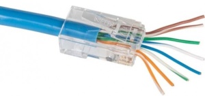 LC-PTF-01/100 CAT6 LAN UTP kategorije 6 EZ PROLAZNI KONEKTOR PNP88FZv2-R RJ45 (100 komada pakovanje) - Img 2
