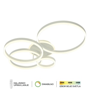 LED plafonska lampa F2047-132C WH - Img 2