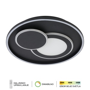 LED plafonska lampa F2106-24C BK