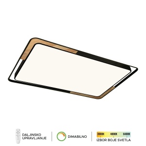 LED plafonska lampa F2820-120C BK - Img 2