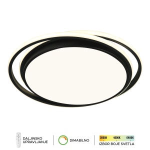 LED plafonska lampa F2821-55C BK - Img 2