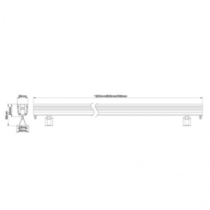 LED REFLEKTOR JM-059 72W RGBWW 4in1 3000K IP66 24V - Img 3