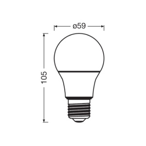LED sijalica classic A60 od reciklirane plastike, 8W, 6500K, E27 OSRAM - Img 2