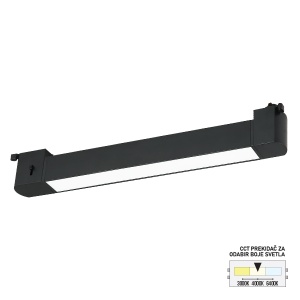 LED šinska svetiljka CCT TL30-20 BK