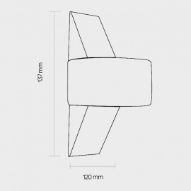 LED SVETILJKA JM-010 ZIDNA 6W 3000K IP54 BELA - Img 3