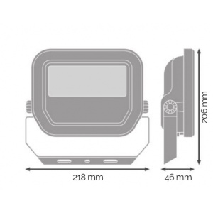LEDVANCE LED reflektor 50W 400K hladno bela radni vek 70000h - Img 5