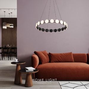 LUNA 226 LUSTER 61W 3000K CRNA - Img 3