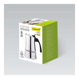MAESTRO MR1668-4 DŽEZVA ZA ESPRESSO KAFU 4 ŠOLJICE 200ML ČELIK - Img 3