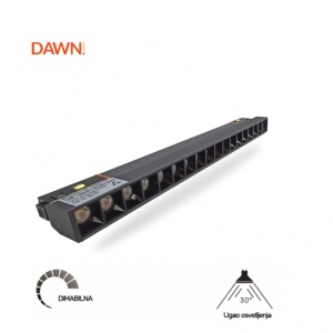 MAGNETIC SVETILJKA LED02-12W 3000K 30° 48V DC CRNA NEW - Img 4
