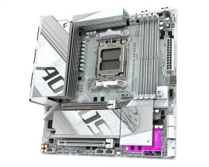 Matična ploča AM5 Gigabyte B850M Aorus Elite WIFI 6 Ice DDR5 DP/MI/M.2 - Img 4