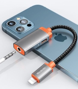 MCDODO CA-6710 ADAPTER 2u1 Lightning na 3.5mm ŽENSKI + LIGHTNING - Img 3