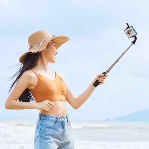 MCDODO SS-1781 BEŽIČNI SELFI ŠTAP, SA TRIPODOM I Lampom - Img 4