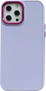 MCTK41-IPHONE 13 Pro * Futrola UTP Shiny Lens Silicone Purple (169.) - Img 3