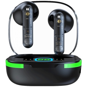MeanIT Bežične stereo slušalice, Bluetooth V5.3, Crne - TWS B80 - Img 2