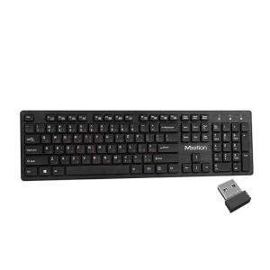 MEETION WK841 BEŽIČNA 2.4GHZ SILENT Tastatura, CRNA