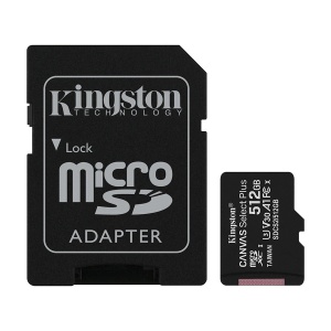 Micro SD Kingston 512GB Canvas Select Plus SDCS2/512GB +adapter - Img 2