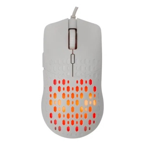 Miš Baracuda OCTOPUS 3600DPI/6D/Optički/RGB/Bela