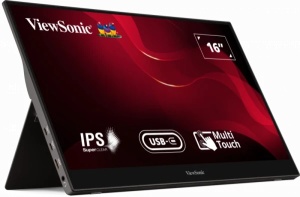 Monitor 15.6 Viewsonic TD1655 Touch 1920x1080/Full HD/IPS/60Hz/2xUSB-C/HDMI/Audio/Zvučnici - Img 4