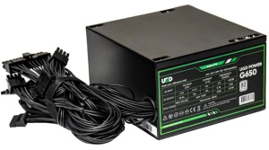 Napajanje G650 * 650W UGD Power 12cm FAN, 20+4pin, 4+4pin, 4xSATA, 2xIDE, 2x6+2pin 80Plus, Black - Img 2