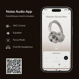 NOISE MASTERBUDSMAXBK BEŽIČNE BLUETOOTH Slušalice CRNE - Img 3
