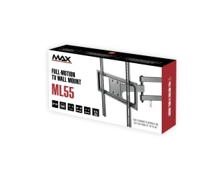 Nosač za TV MAX ML55 32-55/vesa max 400x400/40kg/zglobni - Img 2