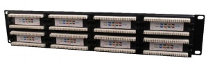 NPP-C548CM-001 Gembird Cat.5E 48 port patch panel with rear cable management - Img 2