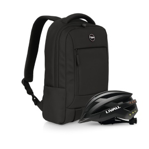 PORT TORINO 15.6 ranac + Kaciga MT1 black L