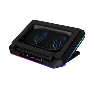 Postolje za laptop Gamdias Aether P1-9201 2x135mm/usb-c/usb-a - Img 4