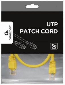 PP12-2M/Y Gembird Mrezni kabl, CAT5e UTP Patch cord 2m yellow - Img 2