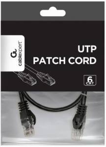 PP6U-0.5M/BK Gembird Mrezni kabl, CAT6 UTP Patch cord 0.5m black - Img 3