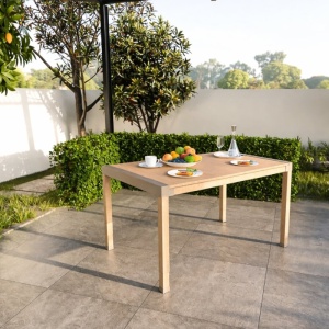 Pravougaoni drveni sto 64 x 100 x 73 cm bež Fixwood Fix-2054