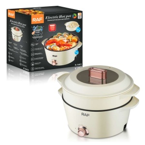 RAF R.5403W ELEKTRIČNI LONAC KRČKO BELI 1300W 5L+2L - Img 3