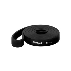 REBEL ACTIVE Fitnes elastična guma za vežbanje crna 16-32kg RBA-3000-3