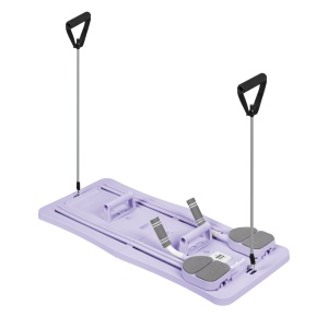 REBEL ACTIVE Kućni set za pilates - višefunkcionalna fitnes sprava 9 u 1 ljubičasta boja RBA-3069-PU