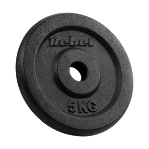 REBEL ACTIVE Liveni okrugli tegovi klasika set 4x5kg / 31mm RBA-2128 - Img 2