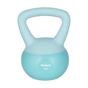 REBEL ACTIVE Meka vinilna girja (Soft Kettlebell) rusko zvono 4kg RBA-2333-04 - Img 2