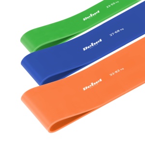 REBEL ACTIVE Set TPE traka za vežbanje Power Band PT-S7 otpor 4-82 kg 7 traka u setu RBA-3001-S7 - Img 3