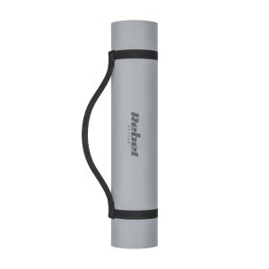 REBEL ACTIVE Strunjača prostirka za jogu, pilates i fitnes 183x61 cm debljina 1 cm TPE siva RBA-3158-2GY - Img 2