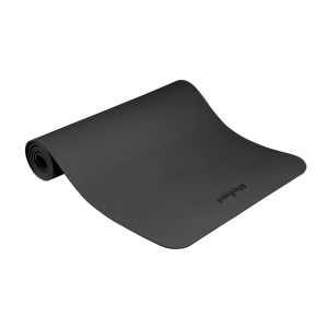 REBEL ACTIVE Strunjača (prostirka) za jogu, pilates i fitnes, 183x61 cm, debljina 1 cm, materijal TPE, crna boja, model RBA-3158-BK