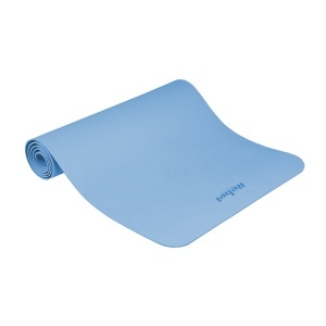 REBEL ACTIVE Strunjača prostirka za jogu, pilates i fitnes 183x61cm debljina 4mm TPE plava RBA-3157-BL
