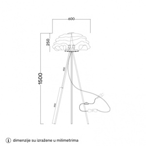 REGINA 8 PODNA LAMPA 2*E14