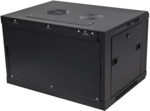 Rek ExeLink 19in,4U,600×450 zidni orman,nosivost do 30-40kg,kaljeno staklo,crna - Img 3