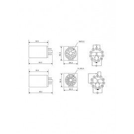 RELE PR-59 24V 3P DC 11PIN - Img 3